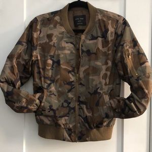 Love Tree Army Bomber with Pocket on sleeve Size M